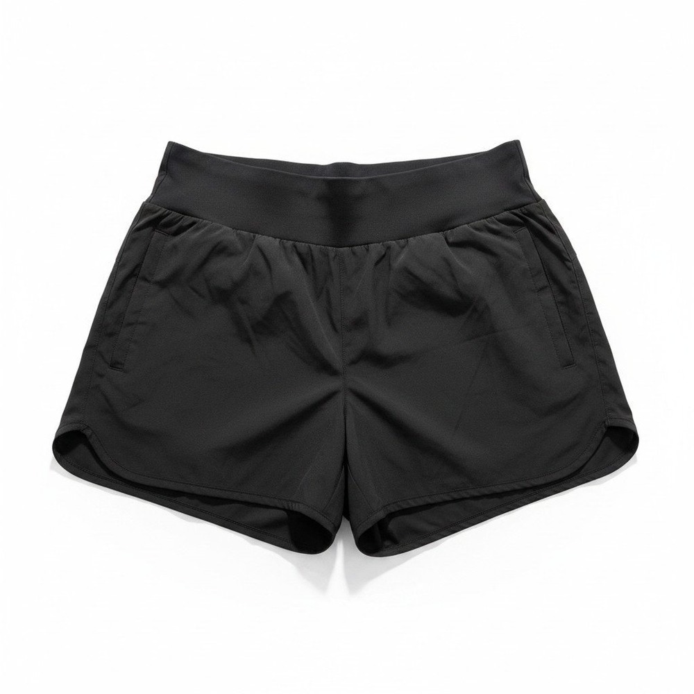 Libin Womens XL Black Running Shorts Athletic Gym Athleisure Casual Activewear